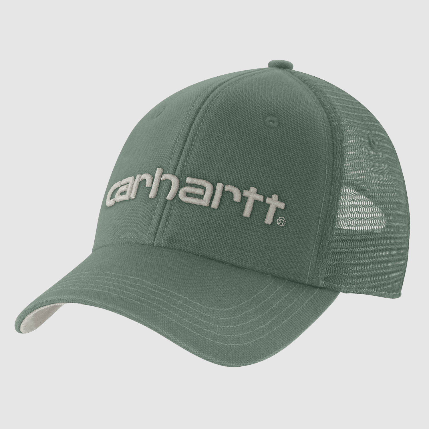 Cappello Carhartt Canvas Mesh-Back Logo Graphic Uomo Verde Slate/Malt
