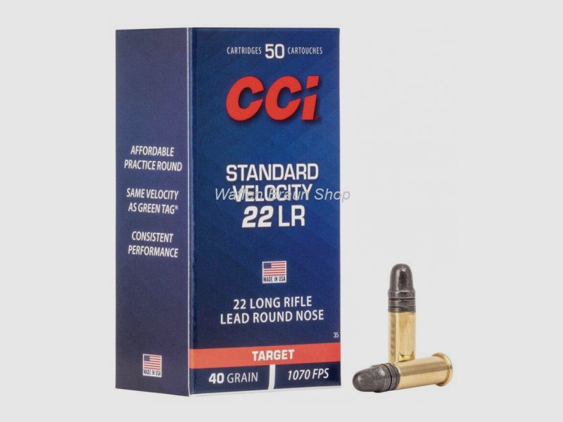 CCI 0035 .22LR STANDARD 40GR 50 Stück #50035