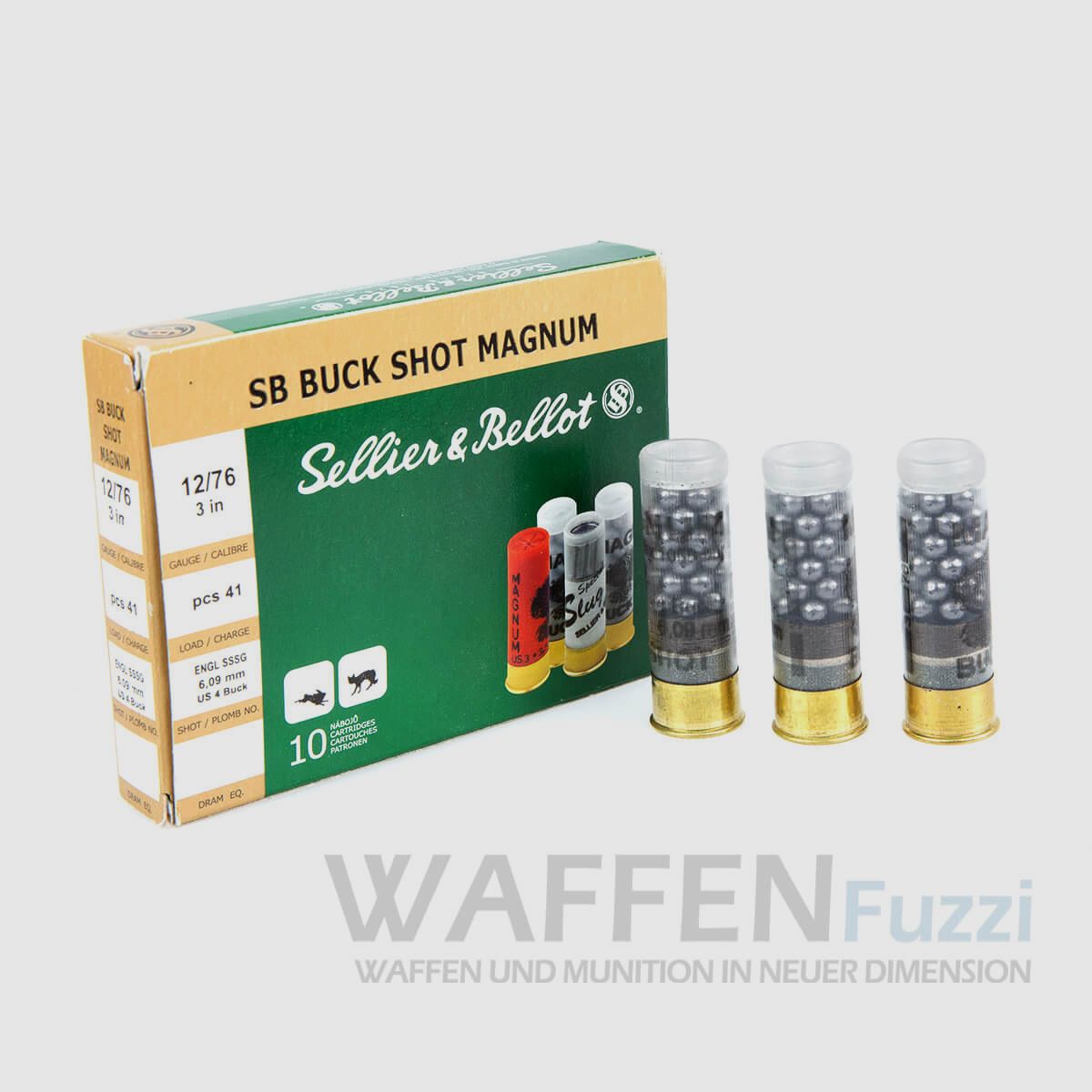 S&B 12/76 Buck Shot Magnum 6,1mm 10 Schuss 53g