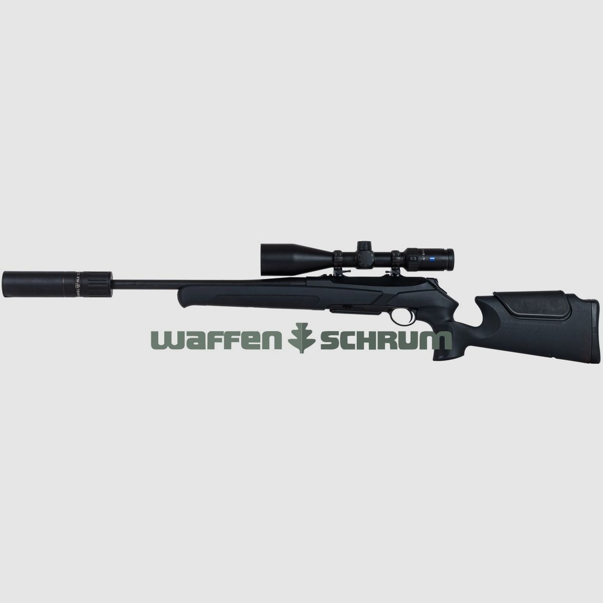 Merkel RX Helix Speedster Black .308Win SD Merkel HLX Suppressor , ZF Zeiss Conquest V4 3-12x56 Abs.60, Schnellspann-Montage, , LL: 47cm, Gewinde M15x1, I-Sight Visierung, Gewehrriemen,