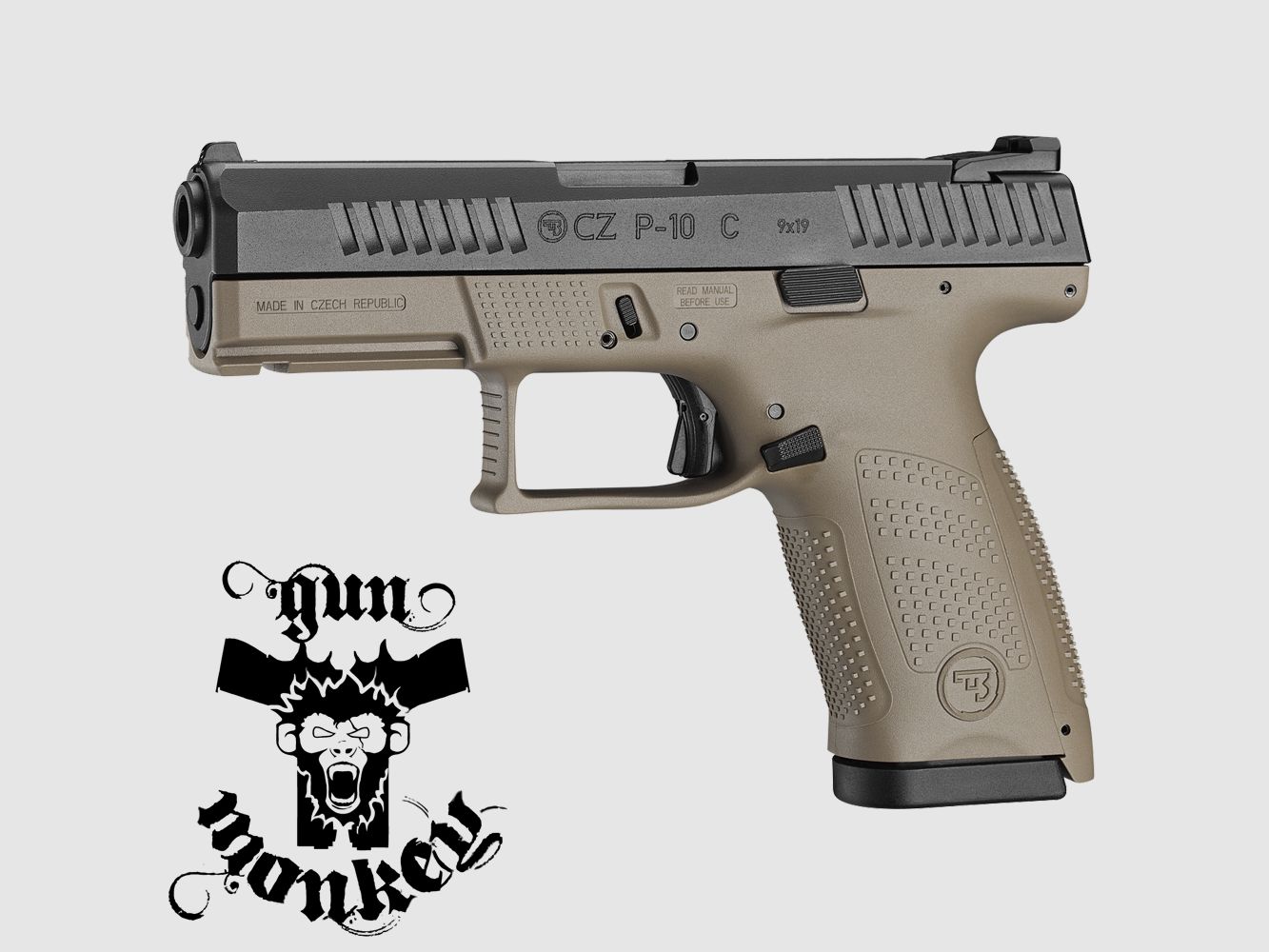 CZ P-10 C FDE Tritium Pistole Kal. 9x19