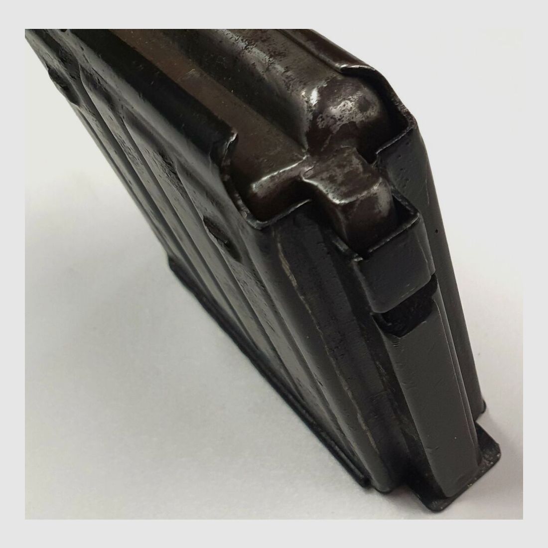 Olympia Büromaschinenwerke A.-G., Erfurt Mainzerhofplatz Seltenes Magazin für Gewehr 43 / Karabiner 43, G43 / K43 "aye"