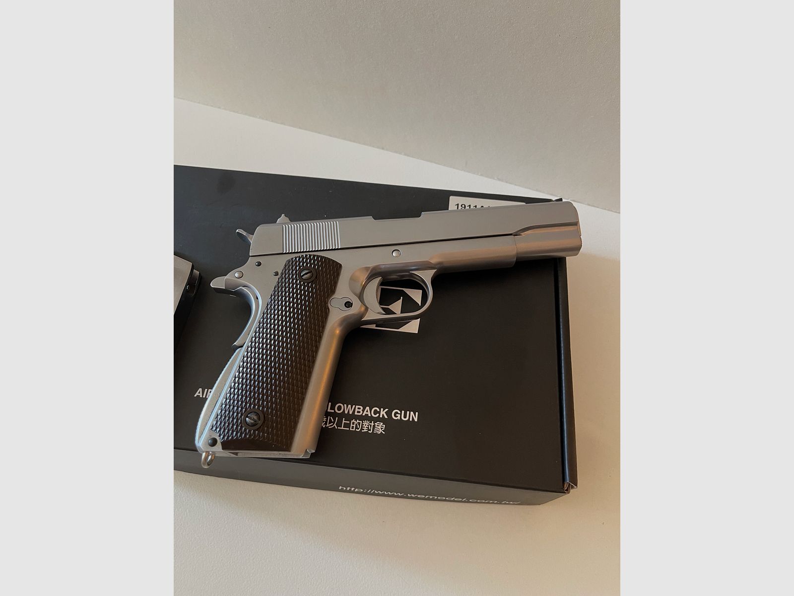 Wei-ETech M1911 Vollmetall GBB Chrome finish 