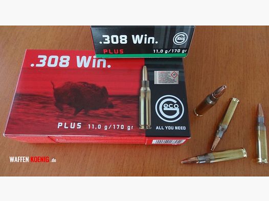 GECO 80 GECO Plus cartuchos: .308 Win. 11,0g / 170gr
