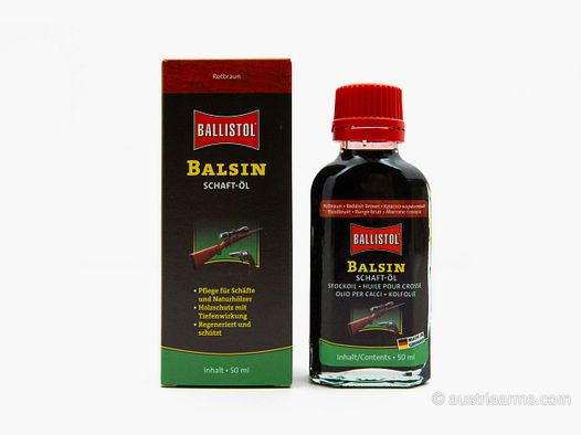 Ballistol Balsin Schaft-Öl Rotbraun 50 ml
