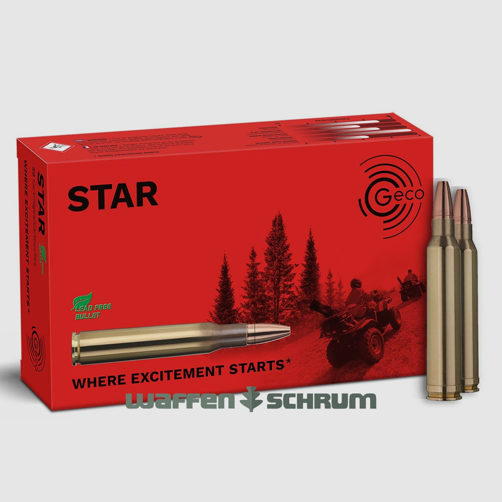 Geco 6,5mmCreedmoor Star 7,8g - 120gr