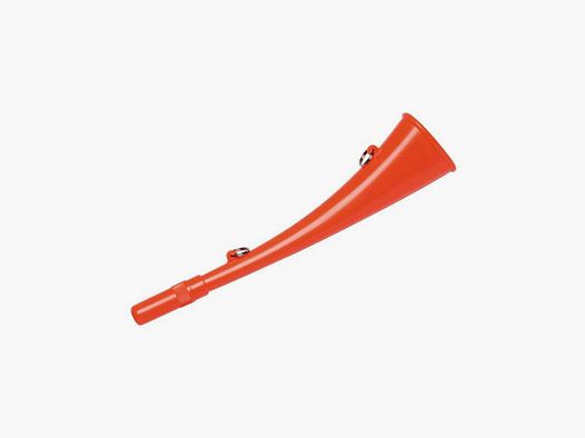 Plastikhorn Januel rot fluoreszierend 22cm