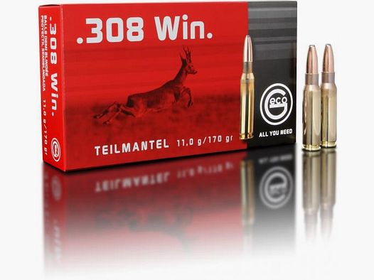 Geco .308 Win. Giacca parziale 11,0g 170grs