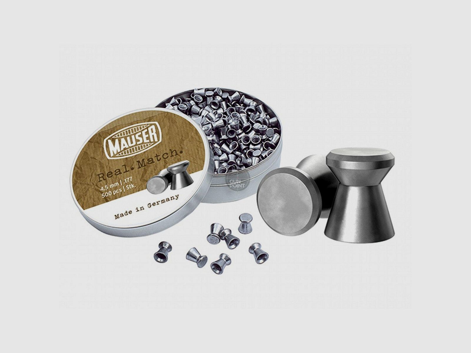 Mauser Real Match Diabolos Cal. 4.5mm 500 pcs can