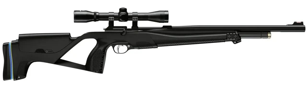 Pack Druckluftgewehr PCP Stoeger XM1 Kaliber 4,5 mit Zielfernrohr 4x32, Pumpe und Magazinen, Bild 2 von 2