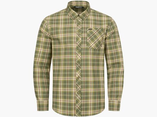 Blaser Herren Hemd Louie oliv/rot karriert