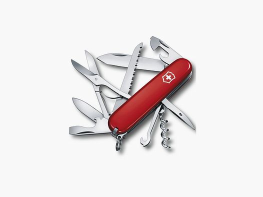 Couteau de poche VICTORINOX Huntsman Rouge 14 pièces.