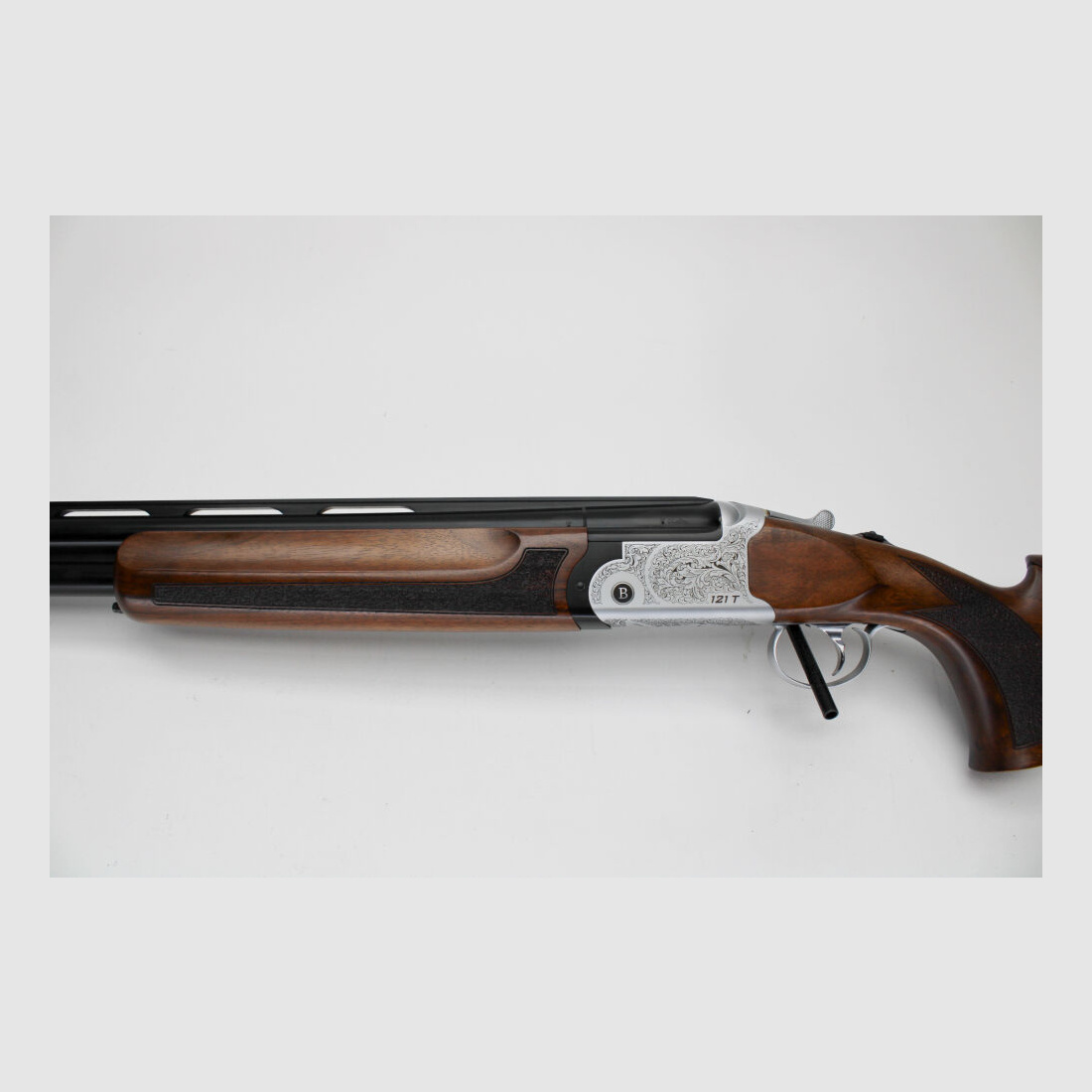 Escopeta BDF BATAS 121T Trap Silver cal. 12/70 perdigones de acero 12/70