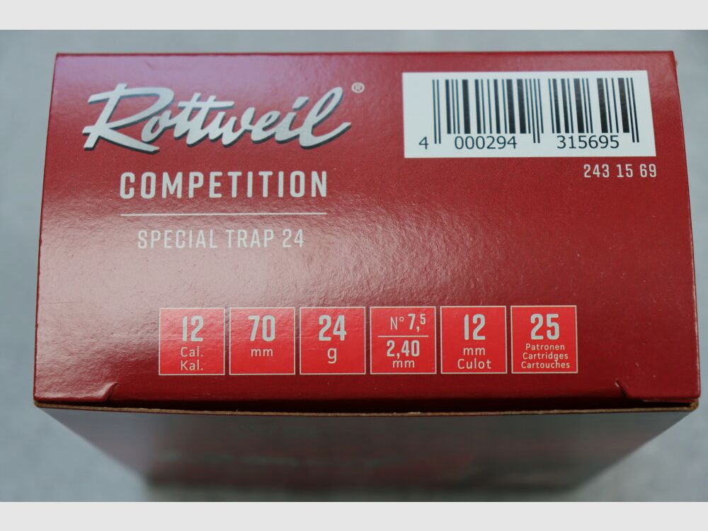 Rottweil Rottweil Special Trap 24 12/70 2.4mm Blei