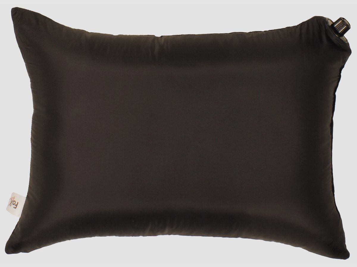 Inflatable travel pillow, black