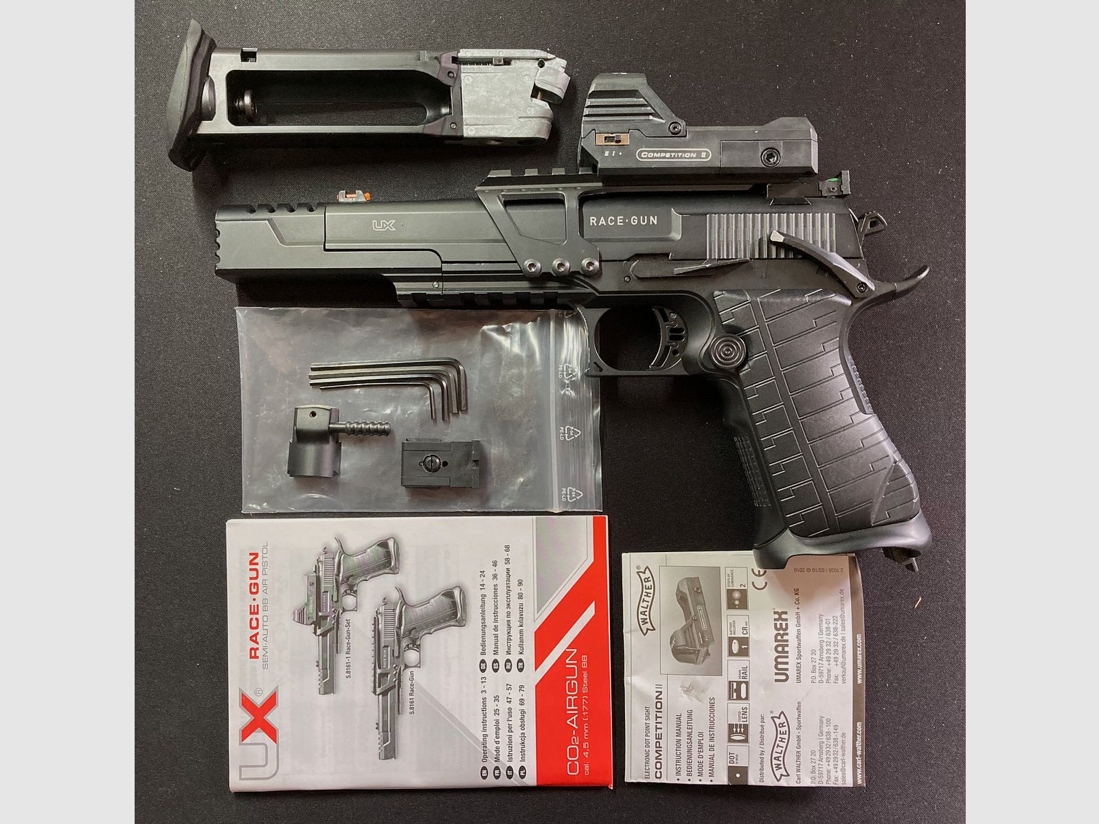 UX Race Gun semi Auto cal. 4,5mm BB