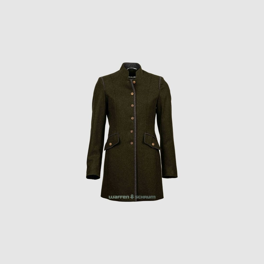 Veste Gipfelstürmer avec col montant olive