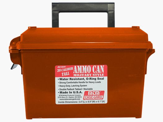 MTM scatola per munizioni Tall AC30T-35 arancione