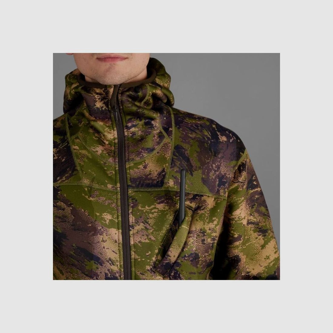 Härkila Herren Fleecehoodie Deer Stalker Camo