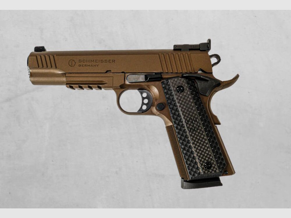 Schmeisser Pistole Schmeisser 1911 Hugo 9mm Luger - 5 Zoll - bronze