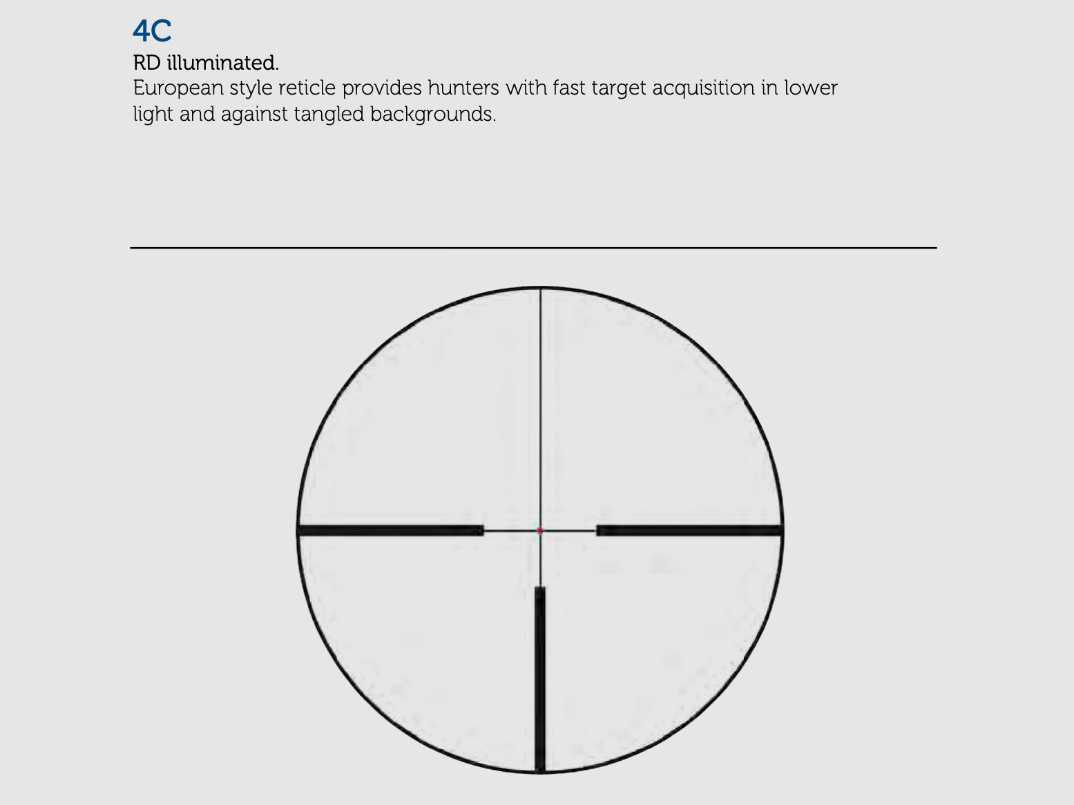 Zielfernrohr Meostar R2 2-12×50 RD 4LP (4C)