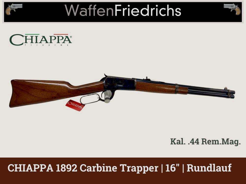 CHIAPPA 1892 Carbine Trapper 16"|UHR Unterhebelrepetierbüchse | Waffen Friedrichs