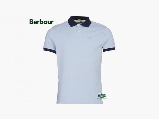 BARBOUR Polo himmelblau/blau