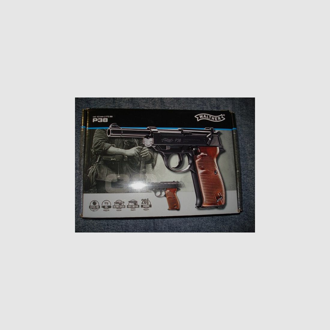 WALTHER P38 CO 2 Pistole blowback