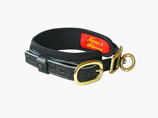 COLLAR DELUXE NEGRO PARA PERROS NIGGELOH