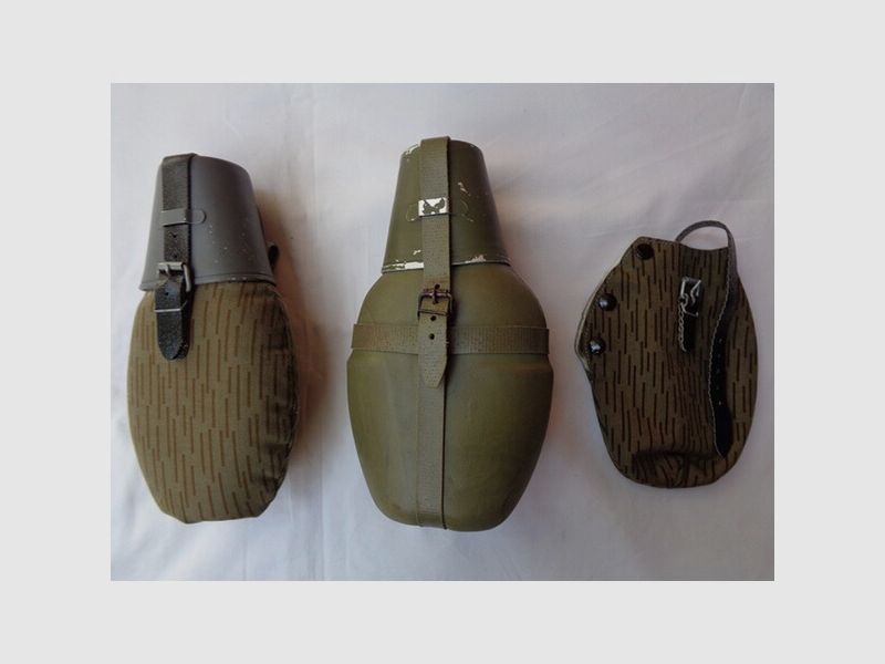 Set orig.NVA Feldflaschen + Hülle, seht guter Zustand