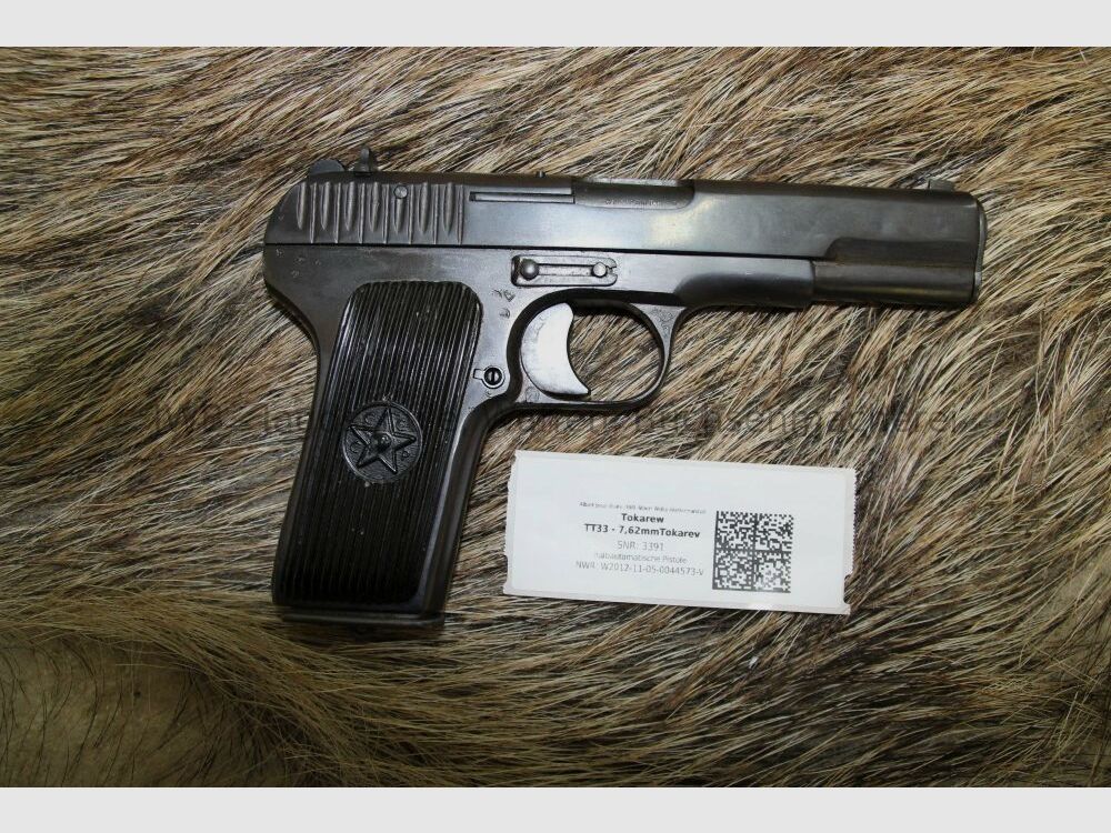 Tokarew TT33 Pistole Zustand 2 mit Neubeschuss 1981 7,62mmTokarev