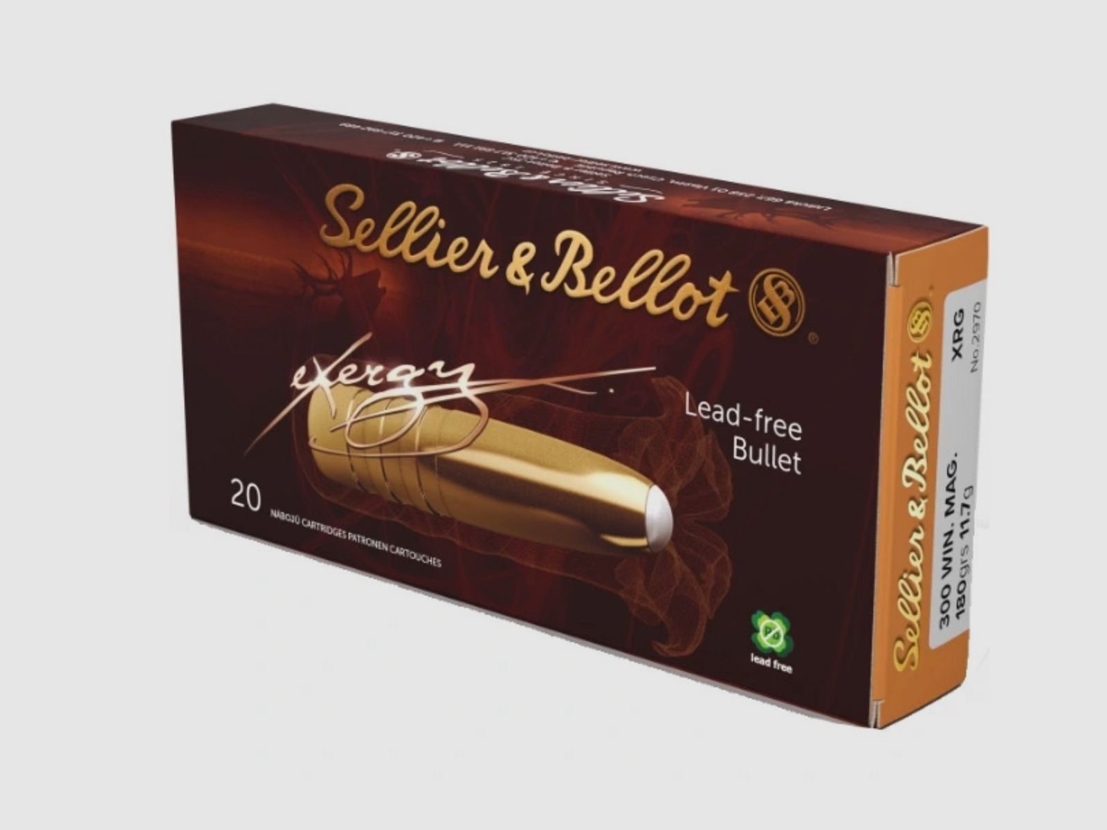 Sellier & Bellot 161395 .300 Win. Mag. eXergy bleifrei 11,7g 180grs.