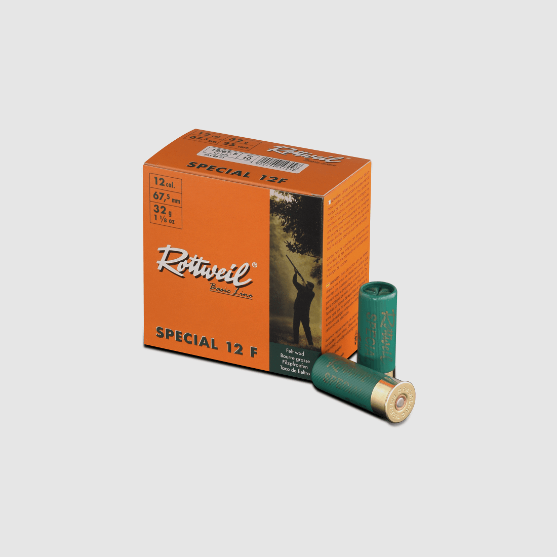 Rottweil Special 12 F 12/67,5 3,2mm - 25 Stk.