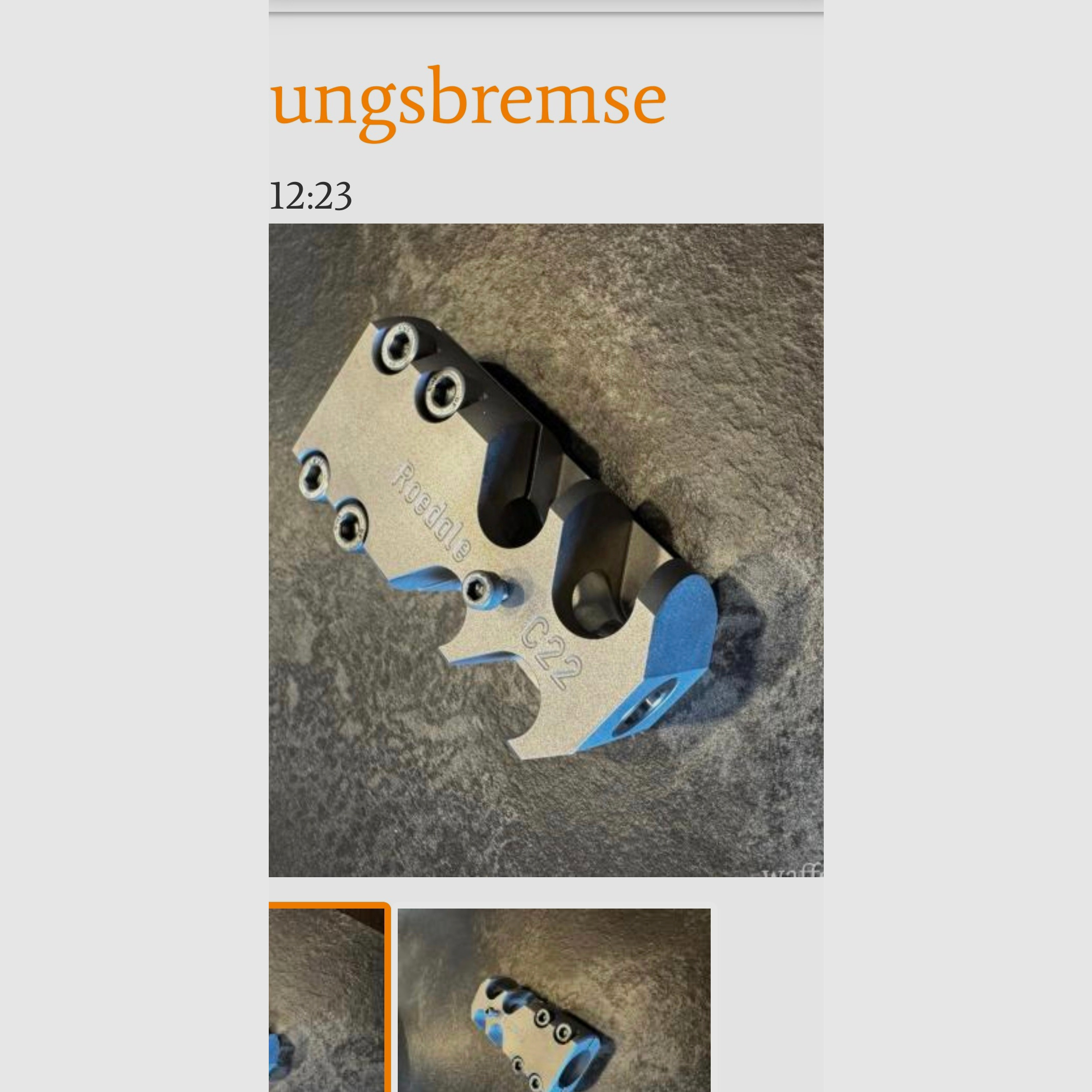 Roedale C22 Mündungsbremse bis 6,5 creedm.