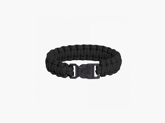 BRACCIALE PARACORD – PENTAGON – PSELION SURVIVAL BRACELET Black 20cm