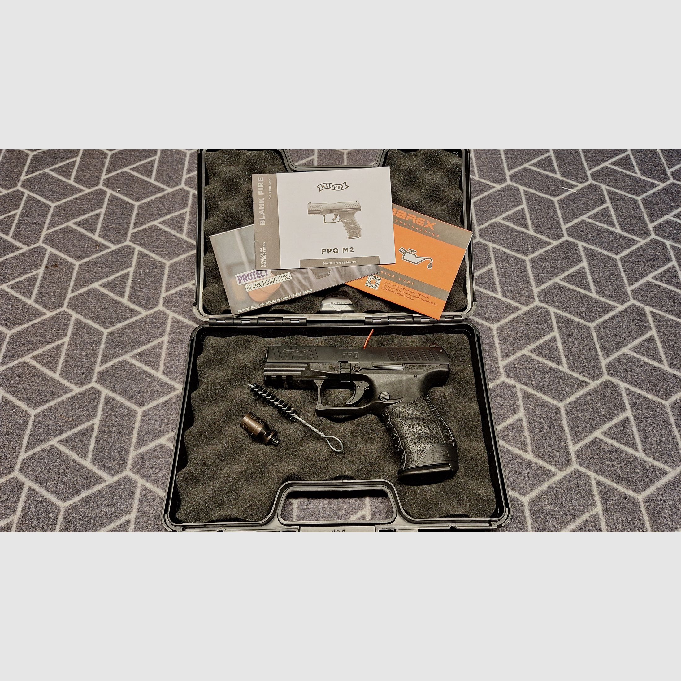 Walther PPQ M2 Schreckschuss Pistole 9mm P.A.K. schwarz NEU!