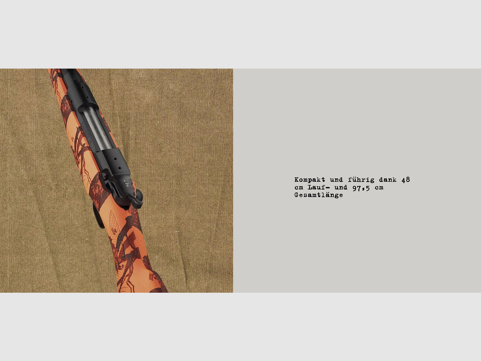 MAUSER 12 Trail Calibre .308 Win. M15x1 48 cm LL Rifle de repetición