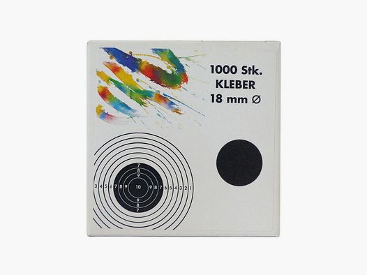 Pannetti da tiro 18 mm Neri 1000 pz.