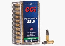 CCI Pistol Match LRN 40grs 50St .22lr