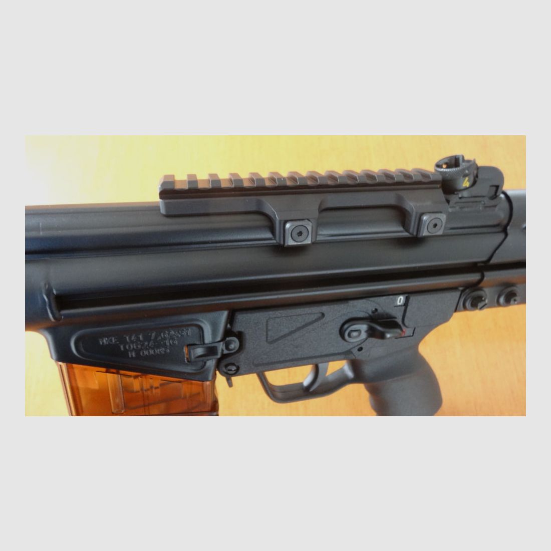 MAK- MONTAGE FÜR T41,T43,T94 MIT PICATINNY SCHIENE