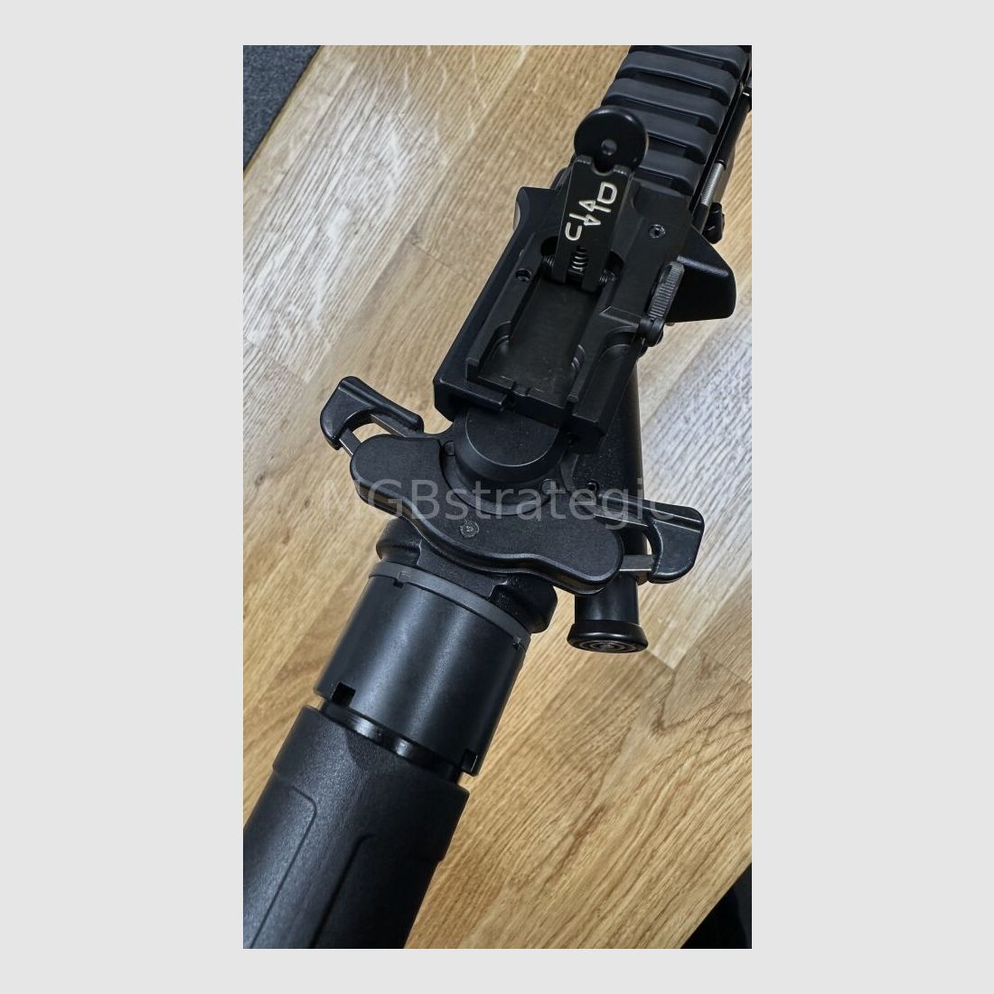 Heckler & Koch MR223 A3 Slim-Line 11" barrel - semi-automatic rifle .223Rem including ASE UTRA Dual 556-Short-QM2 Gen2 Cerakote silencer - civilian version HK416 / G95K / G38 / with upgrades