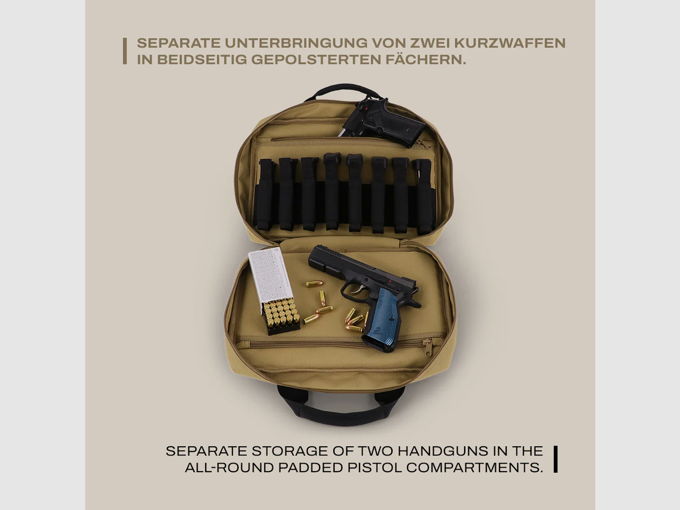 Winter W8 Pistol Bag – Pistolentasche für 2 Kurzwaffen, Bild 5 von 7