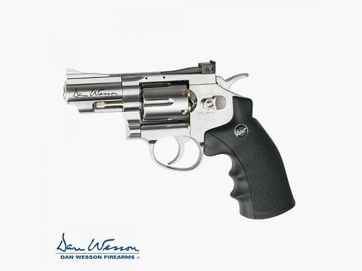 CO2 Revolver Dan Wesson 2,5'' Silber BBS