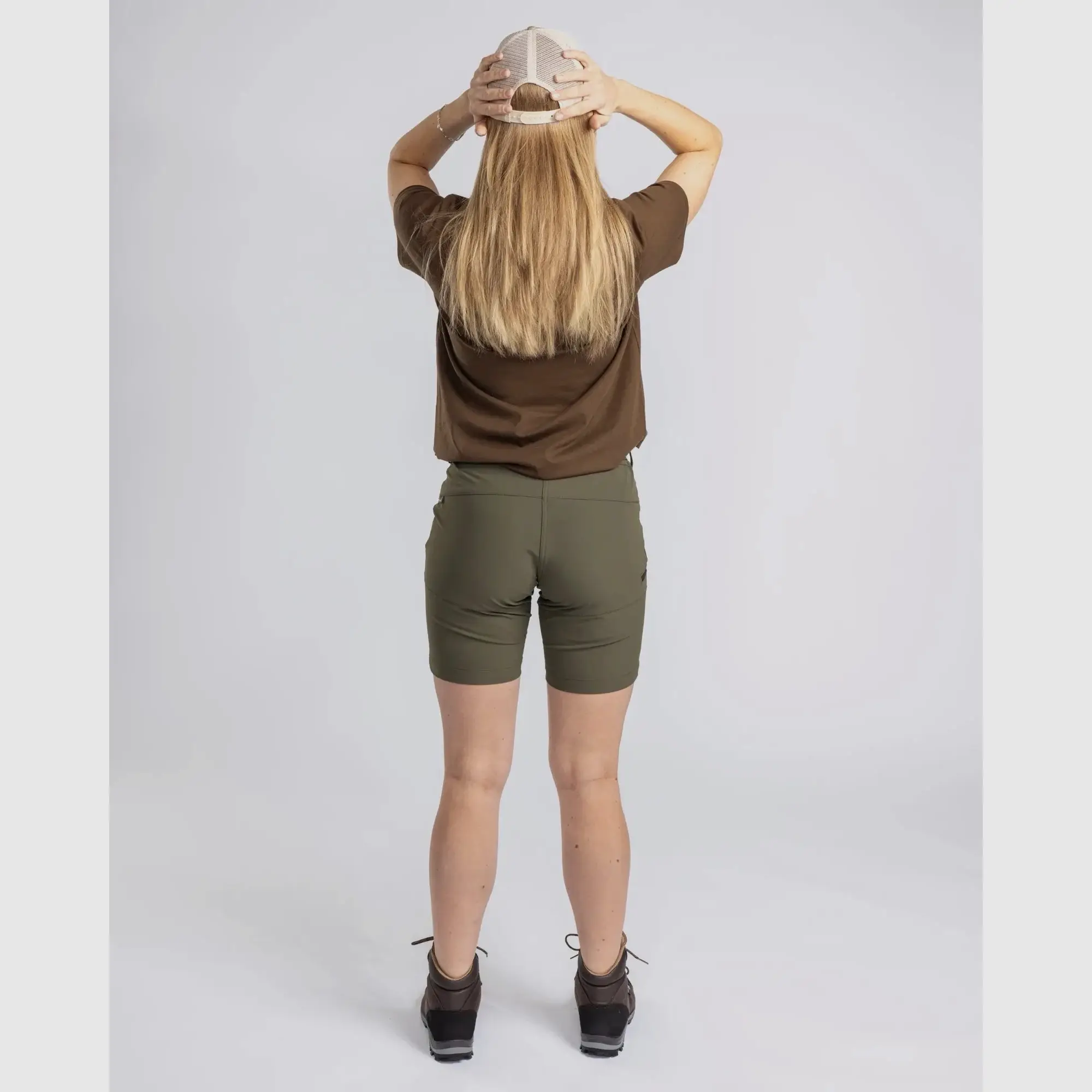 Pinewood 3-Pack T-shirt Women, green/h.brown/khaki, afbeelding 2 van 4