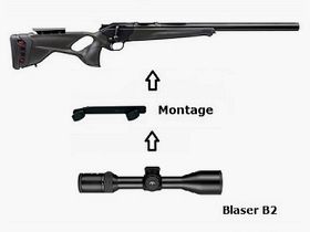 Blaser R8 Ultimate Silence + Blaser B2 2-12x50 iC S + Montaje + ... / Paquete completo
