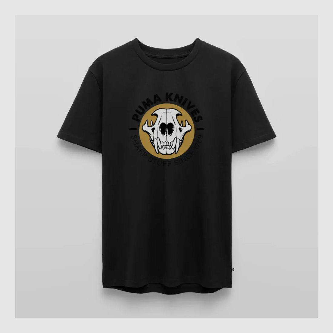 PUMA Men’s Premium T-Shirt "Skull Frontal Sharp Stuff"