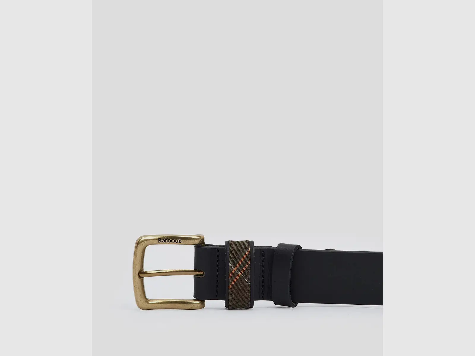 Barbour Esk Leather Belt, black, afbeelding 1 van 2
