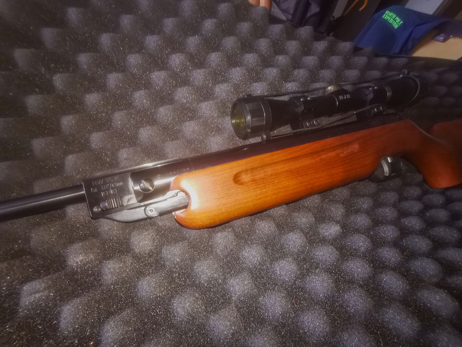  Weihrauch Luftdruckwaffe HW 35K mit Schalldämpfer