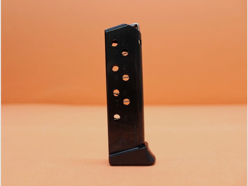 MEC-GAR Walther PP: Magazin MEC-GAR 8-Schuss brüniert mit Magazinschuh 7,65mmBrowning