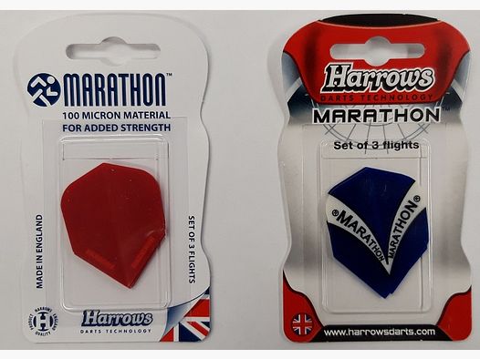 Harrows-Darts-Technology Marathon Standard sort Dart & Zubehör
